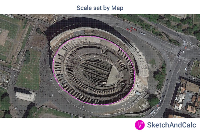 Land Area Calculator Scale