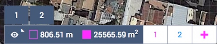 Land Area Calculator result of Multiple layers